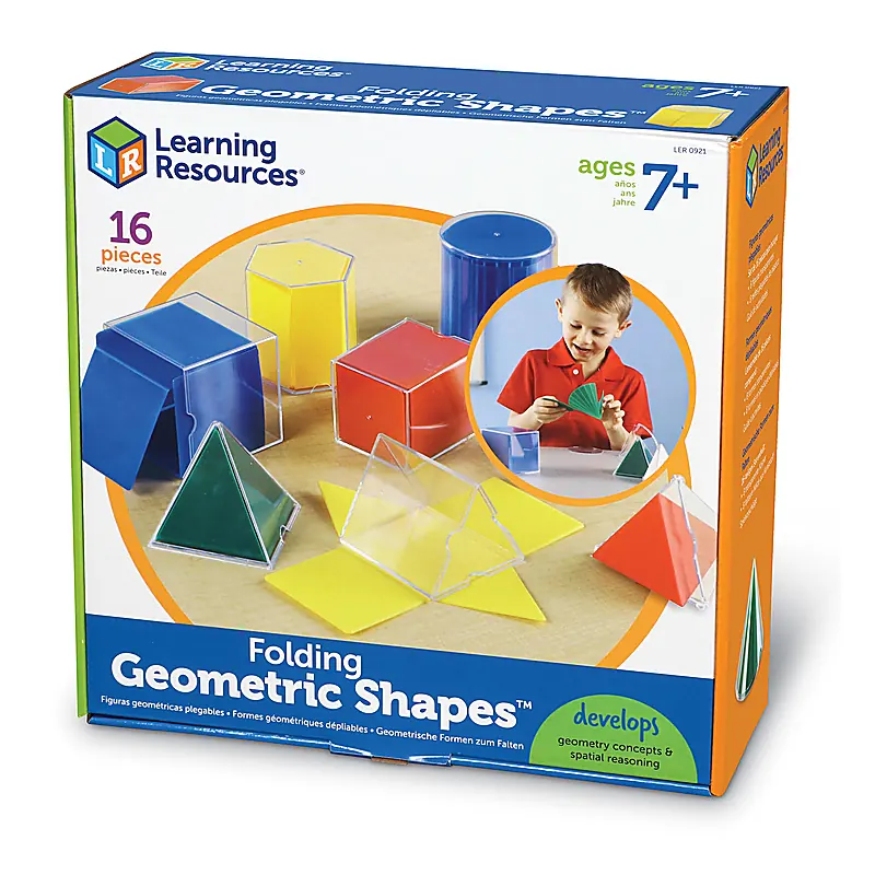 Forme geometrice pliante - 16 piese Learning Resources 11 an [4]