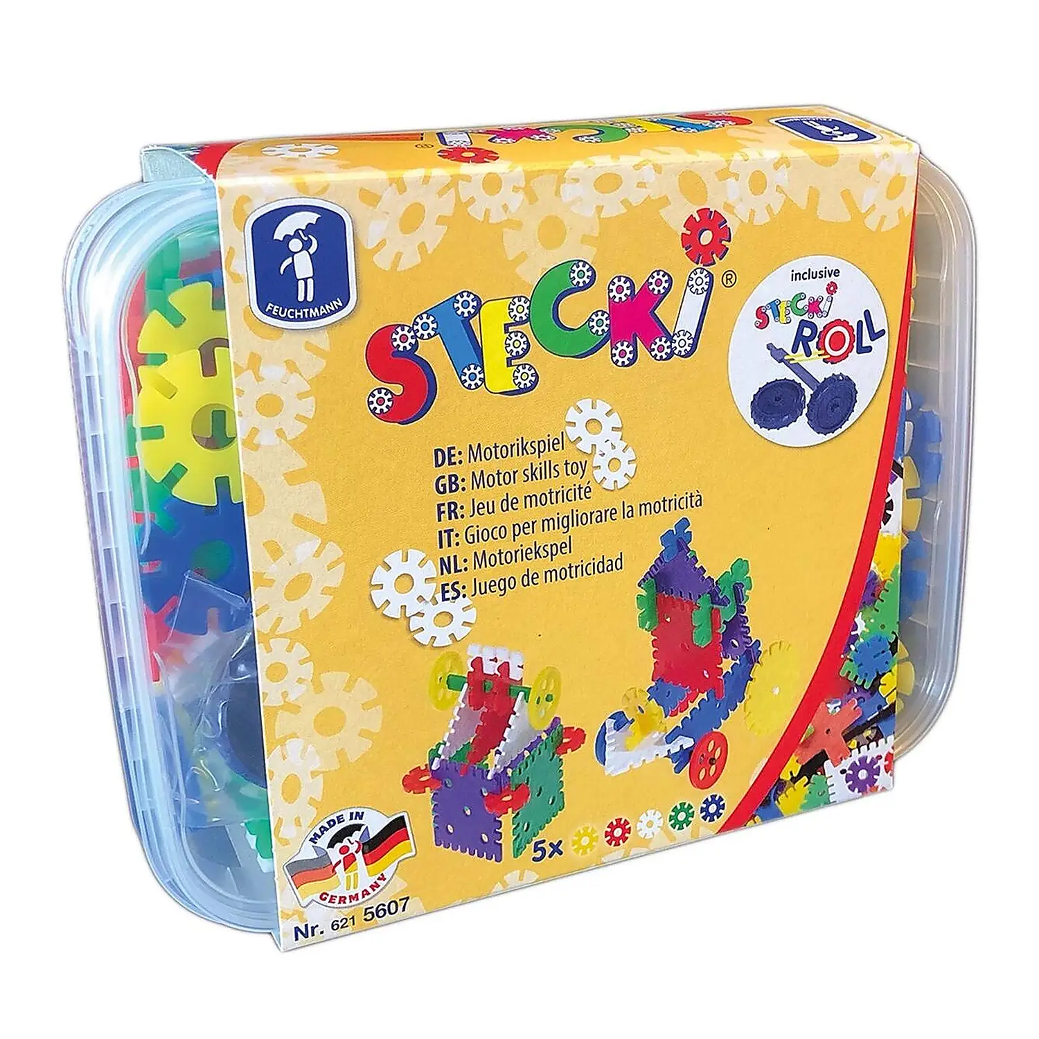 Constructii, cuburi, forme si culori - Forme pentru construit - Box Maxi