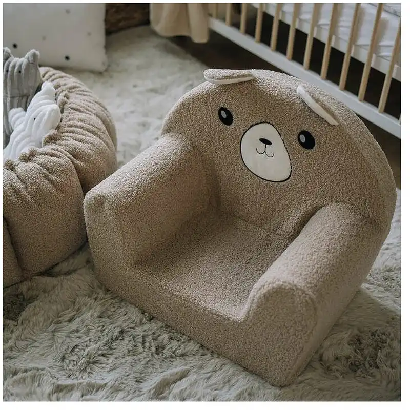 Fotoliu din burete, Bubaba, Cozy Teddy, Pentru copii, 9 luni-5 ani, Brown [1]
