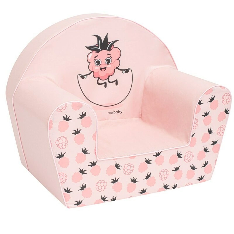 Fotolii copii - Fotoliu pentru copii, New Baby, Pinneaple, 9 luni - 5 ani, Cu Husa detasabila, Pink