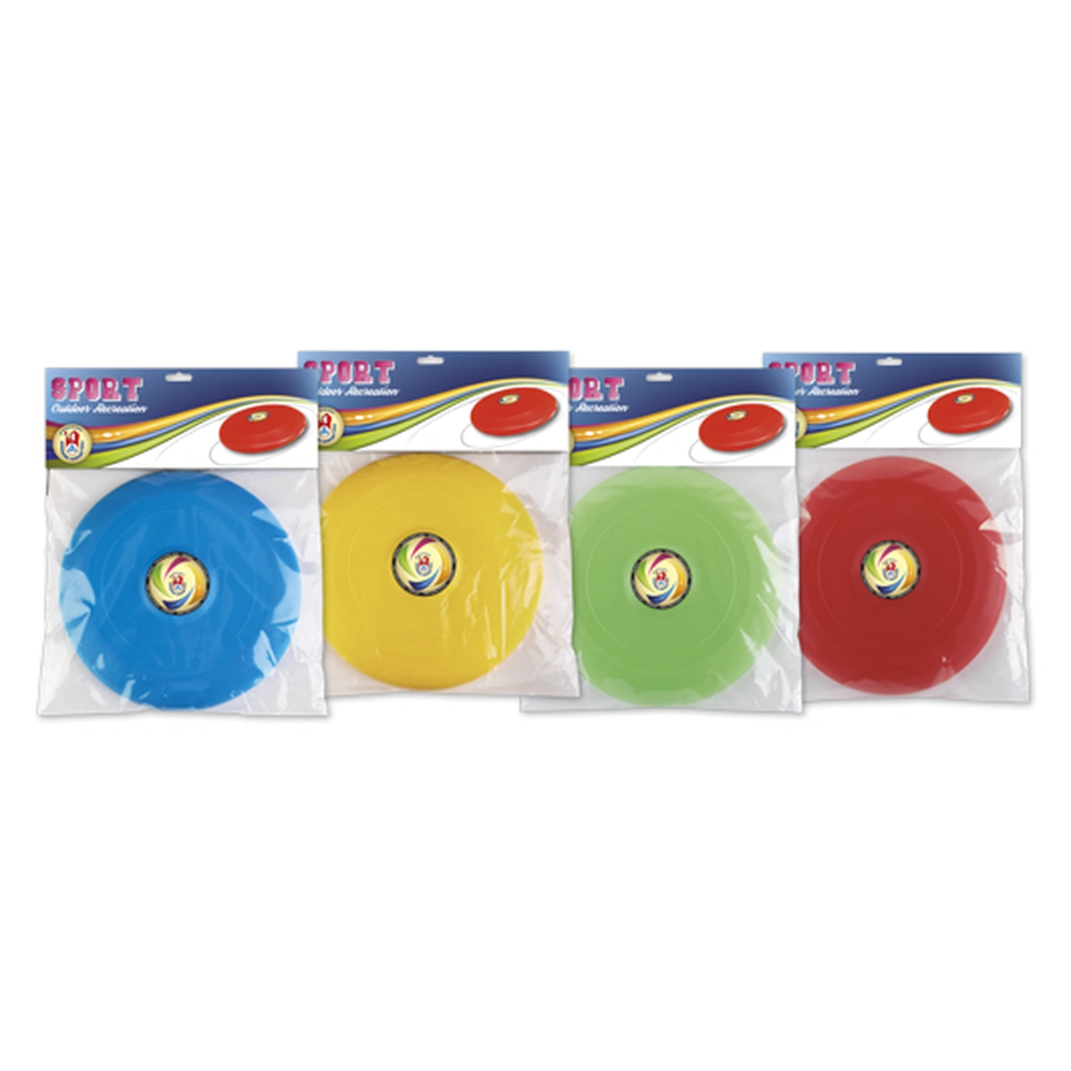 Jocuri pentru exterior - Frisbee - disc zburator colorat