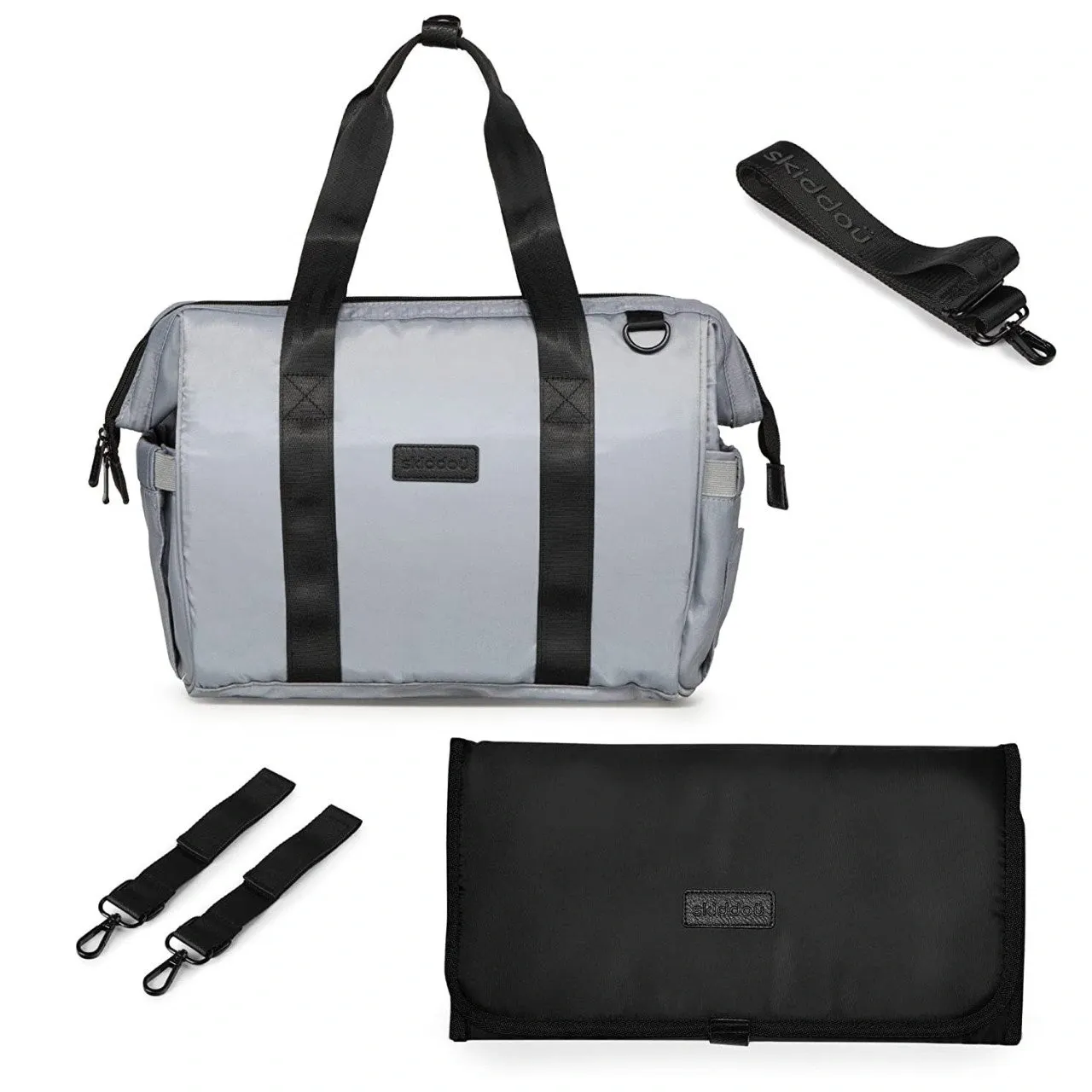 Genti pentru mamici - Geanta multifunctionala pentru parinti Skiddou Inger, Normandic Dream, Gri