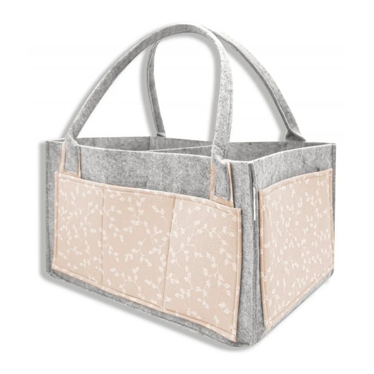 Somnul celor mici - Geanta organizator scutece si accesorii copii/bebelusi BabyJem (Culoare: Somon)