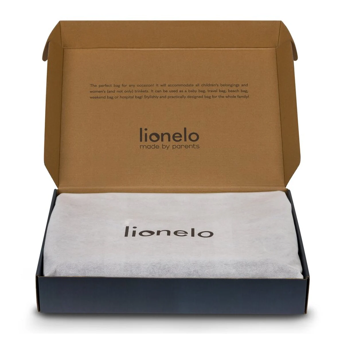 Geanta pentru mamici Ida Cu multiple compartimente, Negru Lionelo [11]