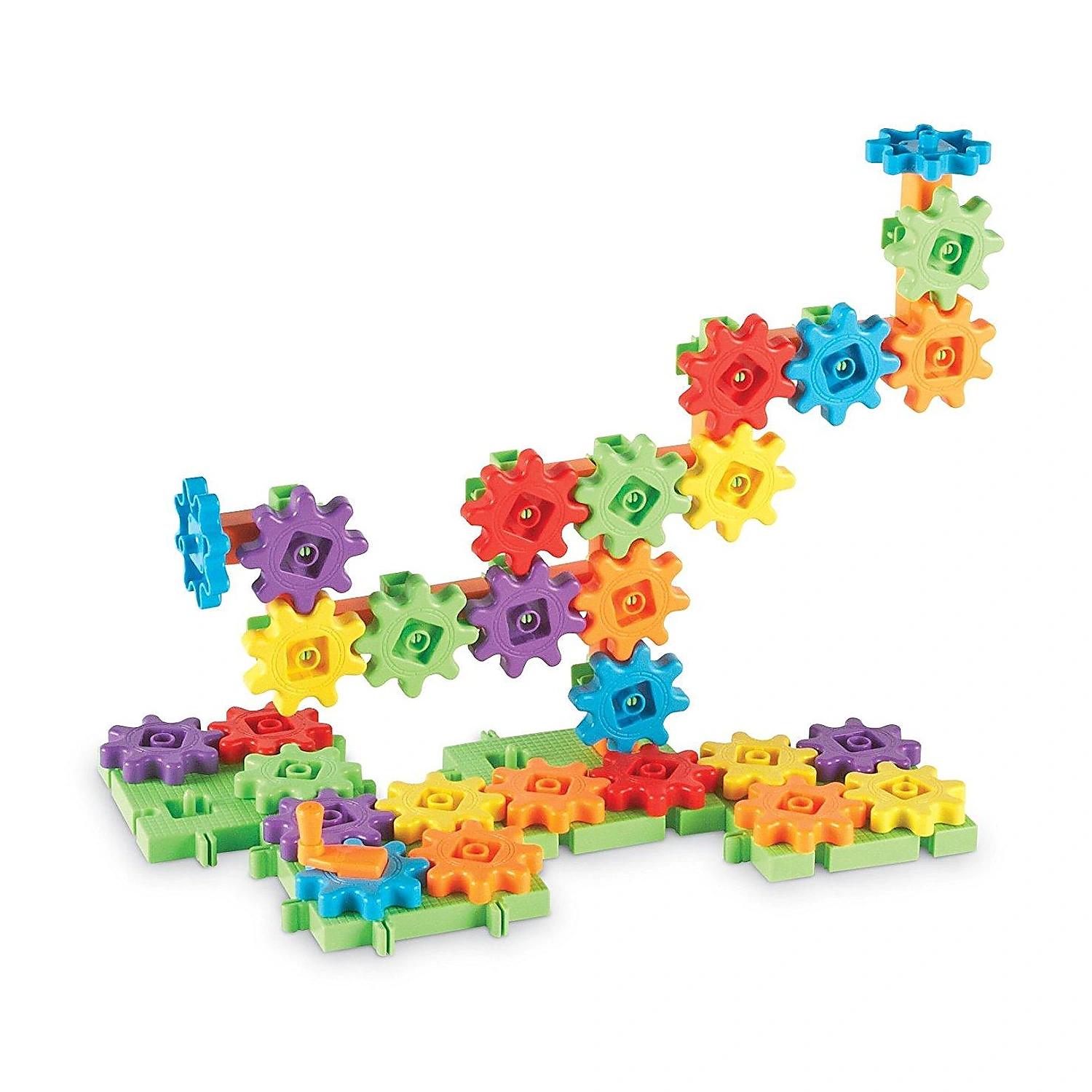 Constructii, cuburi, forme si culori - Gears! Gears! Primul meu set de construit