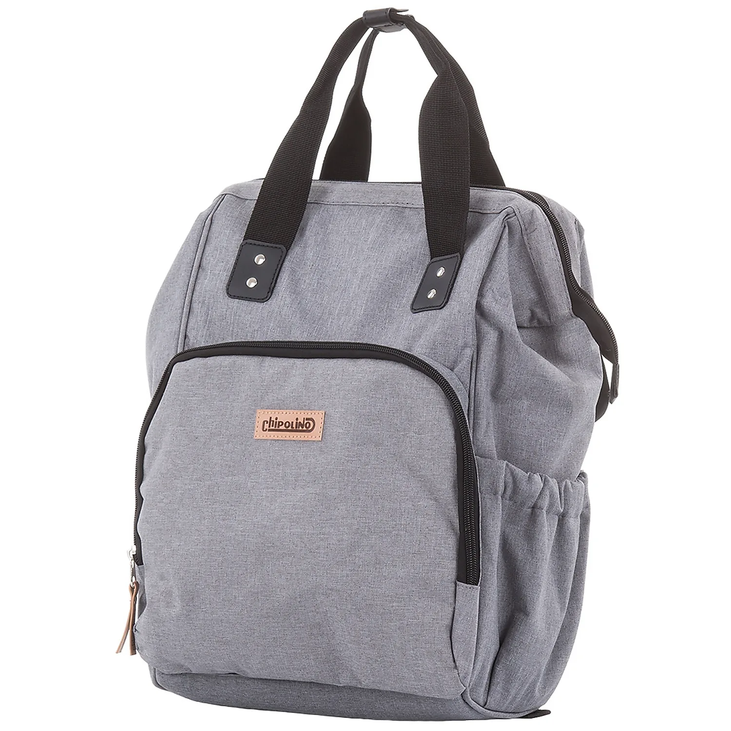 Genti pentru mamici - Gentuta de infasat Chipolino grey linen