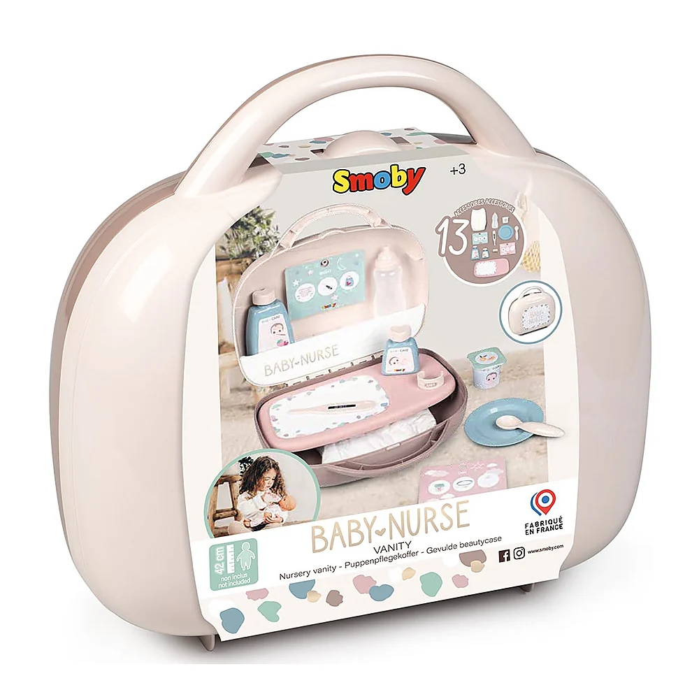 Gentuta pentru ingrijire papusi Smoby Baby Nurse crem [7]