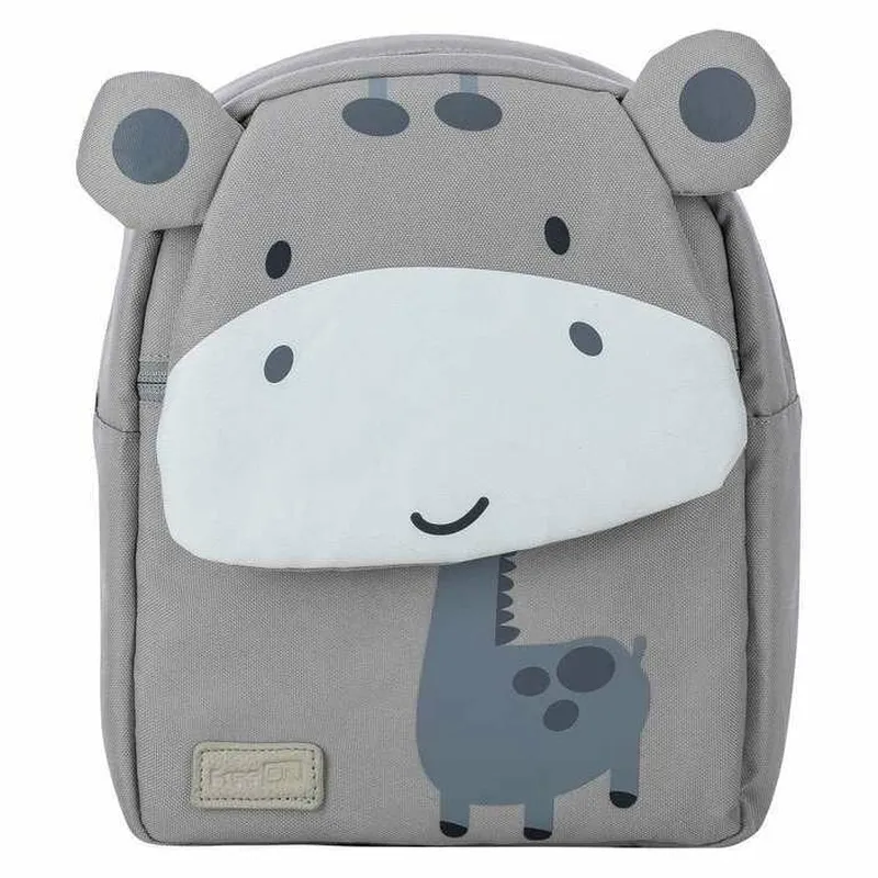 Ghiozdane - Ghiozdanel, FreeON, Little Explorer, Cu 2 compartimente, 22 x 9,5 x 7,5 cm, Grey