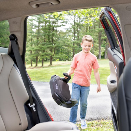 Scaun auto Graco booster i-Size, Booster Basic Opal Sky [5]