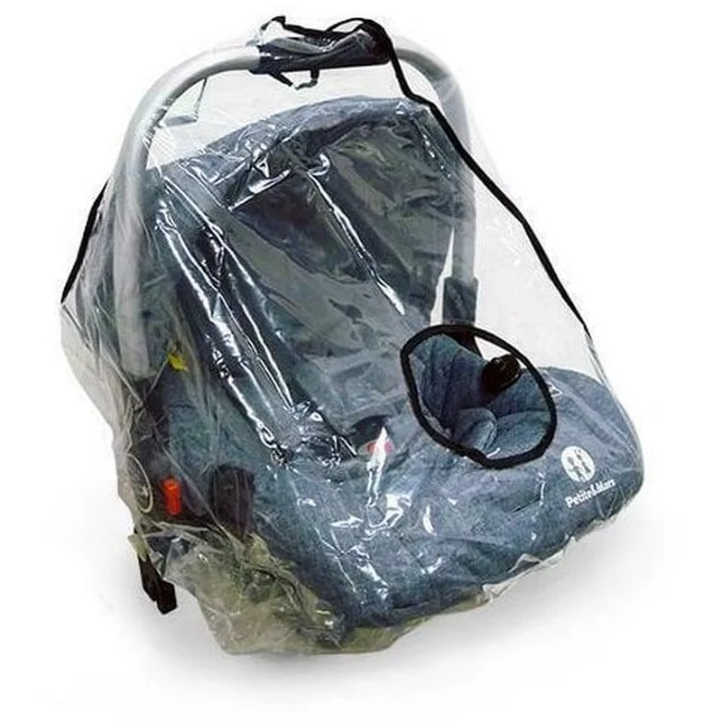 Accesorii carucioare - Husa de ploaie universala, Pentru scaunele auto 0-13 kg, 50 x 60 x 70 cm