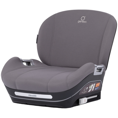 La plimbare - Inaltator auto Chipolino Genesis I-Size, 125-150 cm, cu sistem Isofix, Charcoal