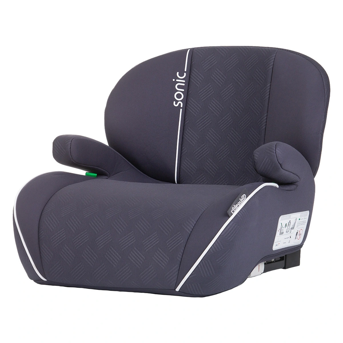 Inaltatoare auto - Inaltator auto Chipolino Sonic Isofix Anthracite 125-150 cm