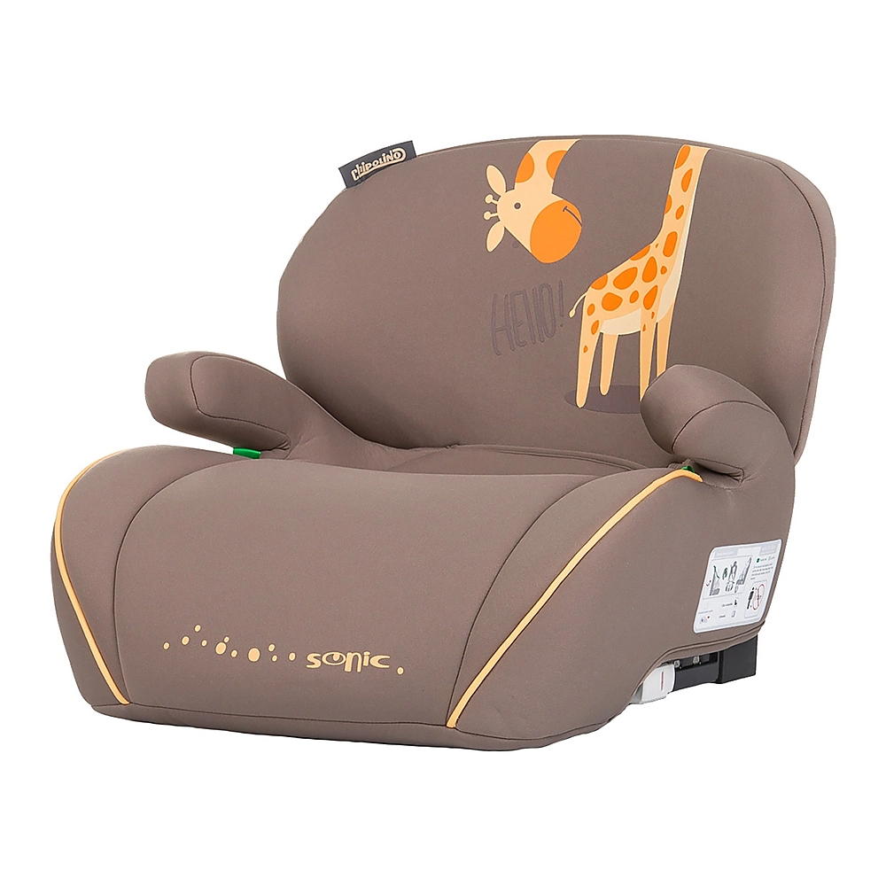 Inaltatoare auto - Inaltator auto Chipolino Sonic Isofix Giraffe 125-150 cm