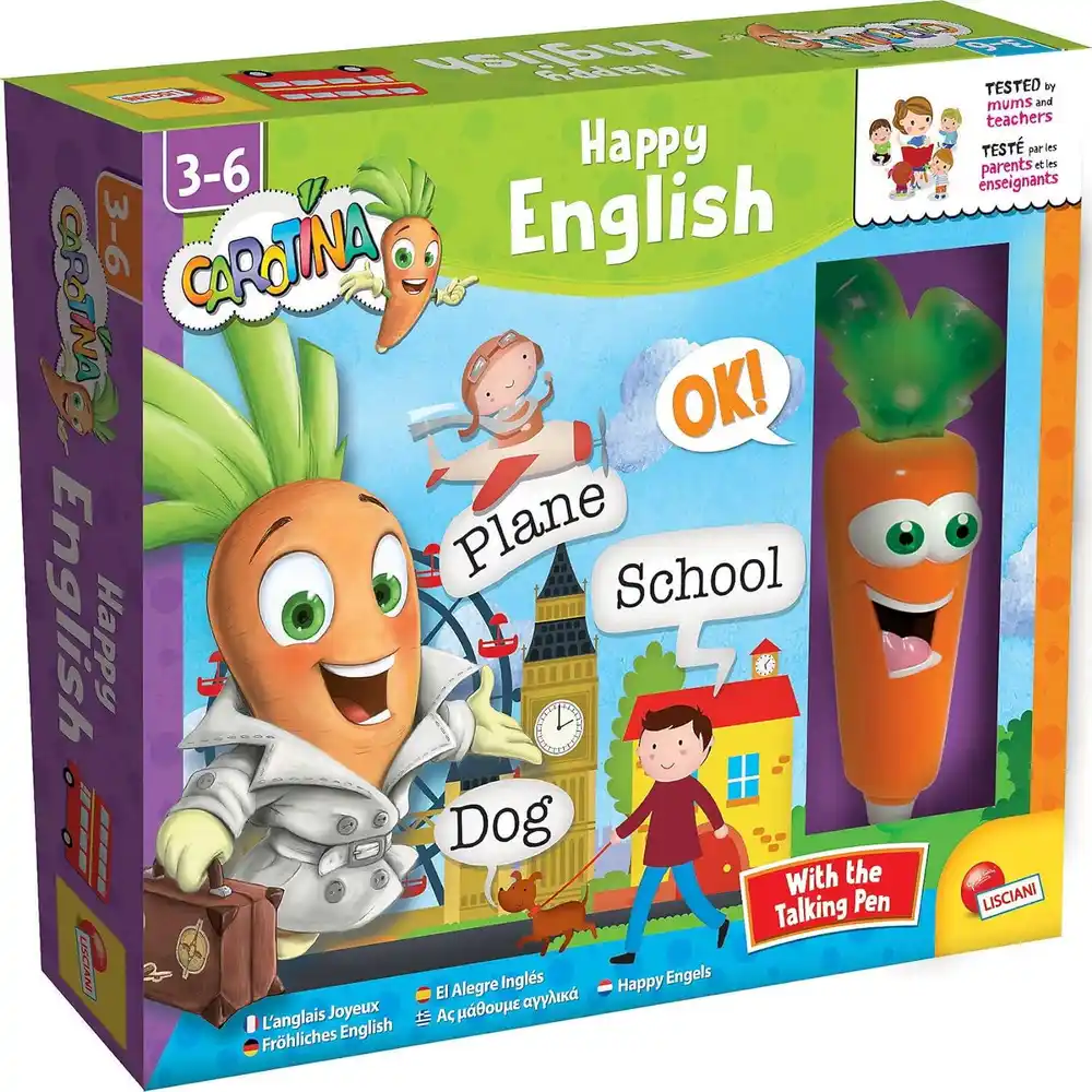 Jocuri si creativitate - Joc cu pix interactiv - Primele cuvinte in engleza de la LISCIANI