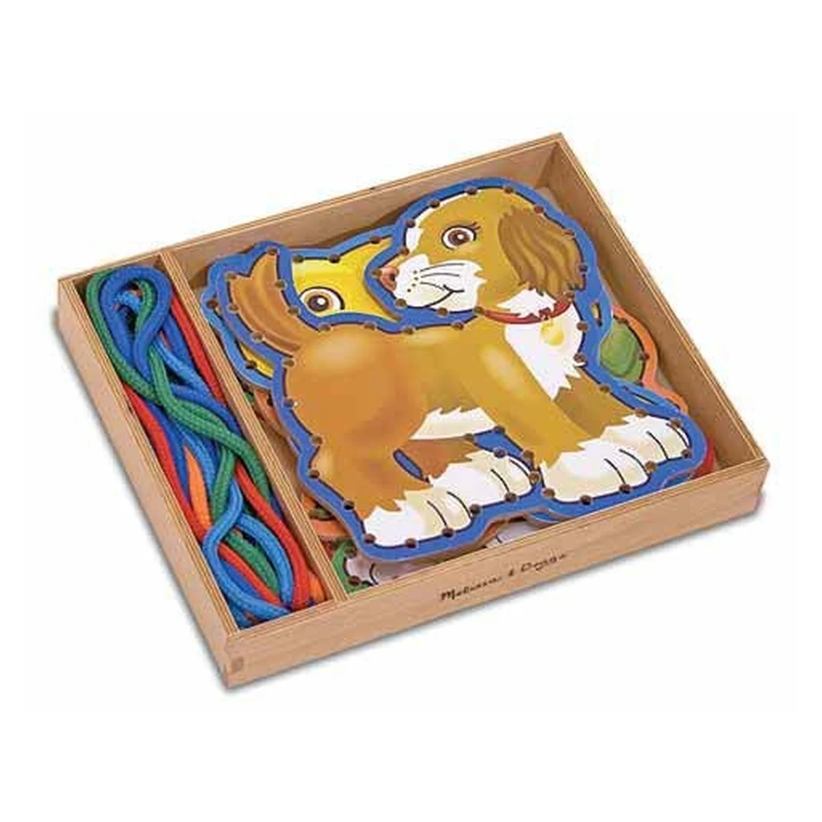 Jocuri de indemanare - Joc cu sireturi Animale de companie Melissa and Doug