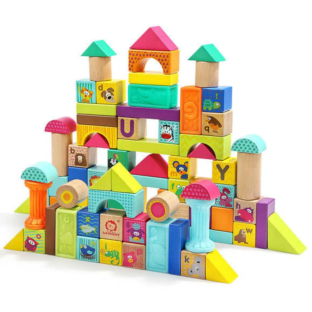 Jucarii - Joc de constructie Animalute jucause, 80 piese
