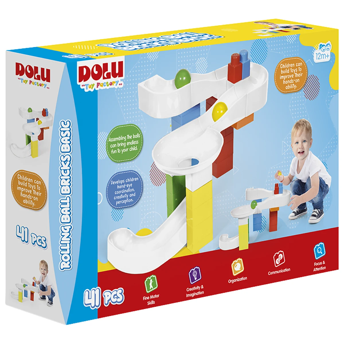 Jucarii - Joc de constructie - Labirintul bilutei ( 41 piese) DOLU 12 luni+