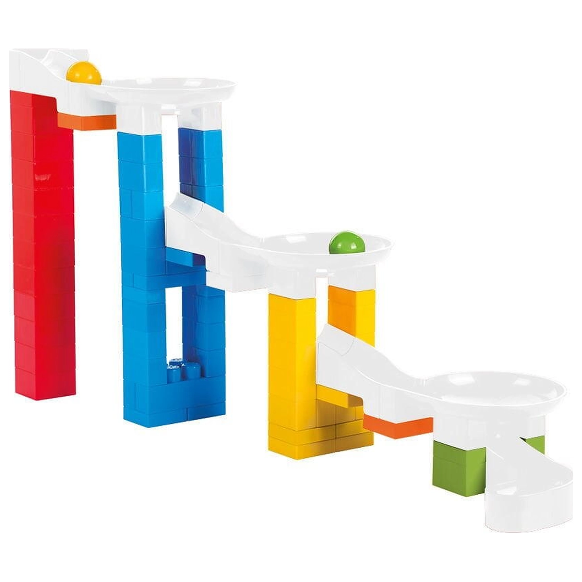 Jucarii - Joc de constructie - Labirintul bilutelor (79 piese) DOLU 12 luni+