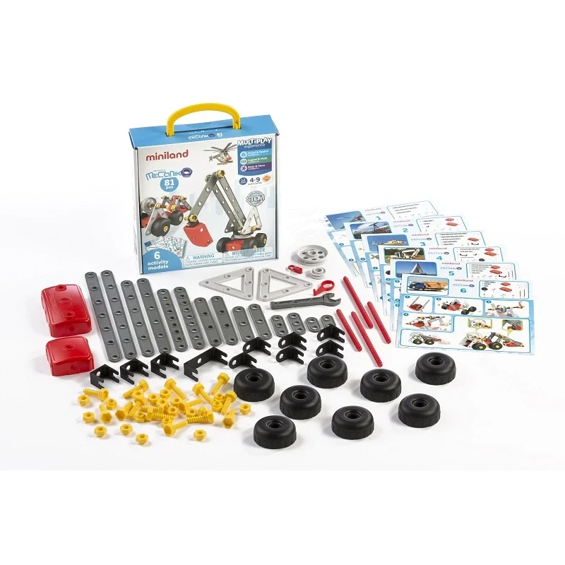 Jucarii - Joc de constructii Activity Mecaniko 81 Miniland