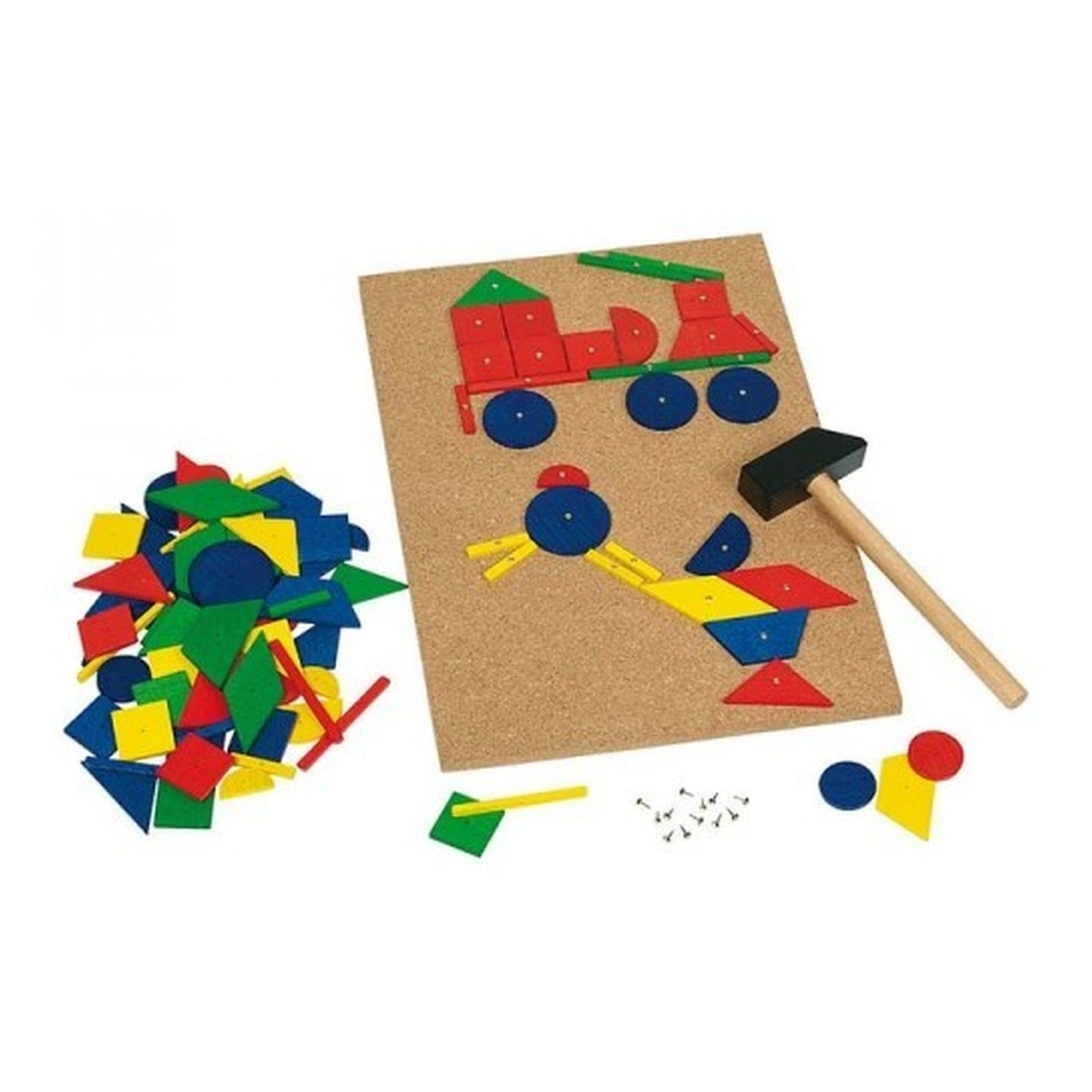 Jucarii - Joc de constructii cu ciocan si cuie