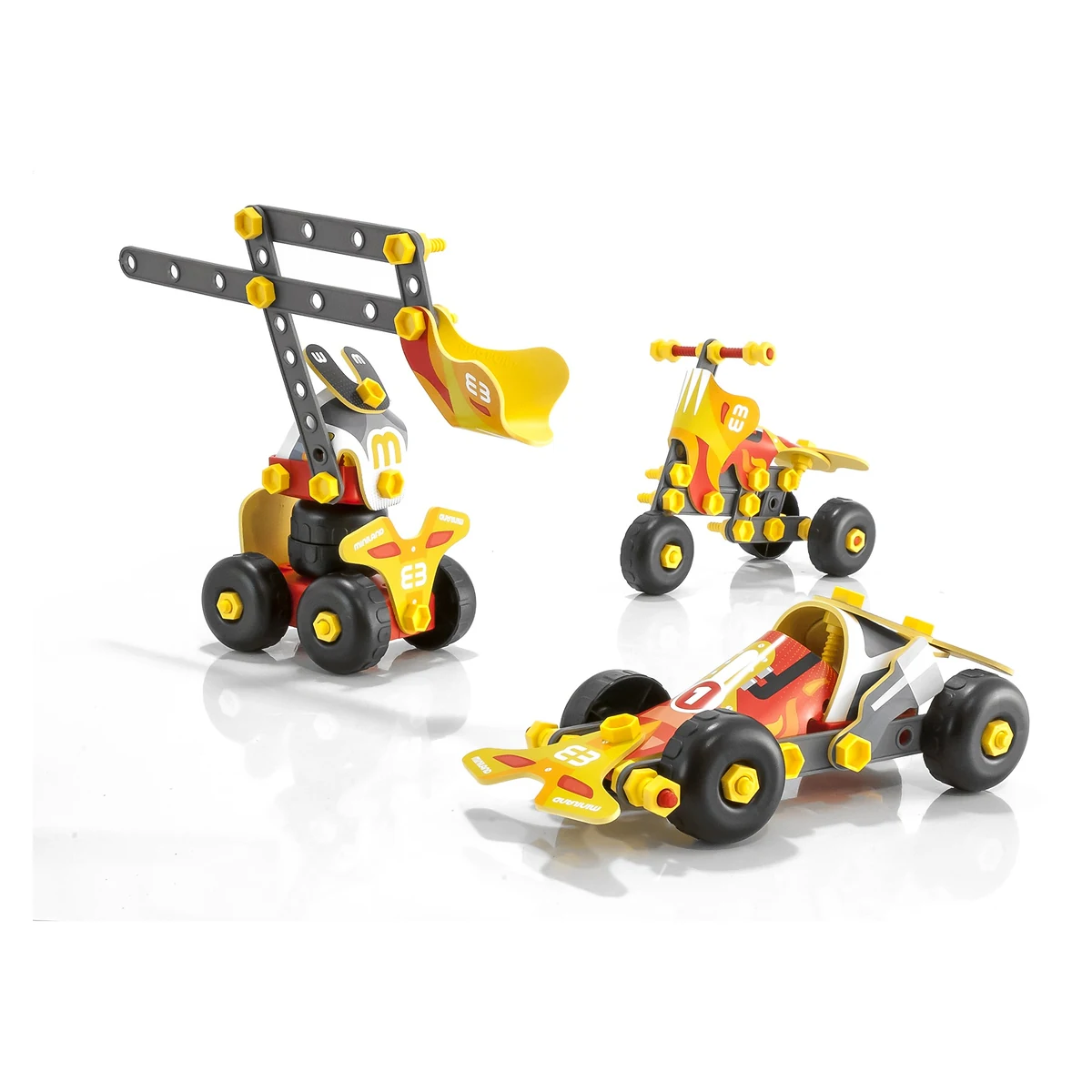 Joc de constructii Flexi Tech 77 Miniland 9 ani [6]