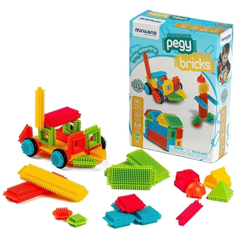 Jucarii - Joc de constructii Pegy Bricks 36 Miniland