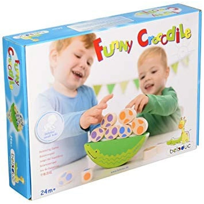 Jucarii interactive - Joc de echilibru Funny Crocodile - Beleduc
