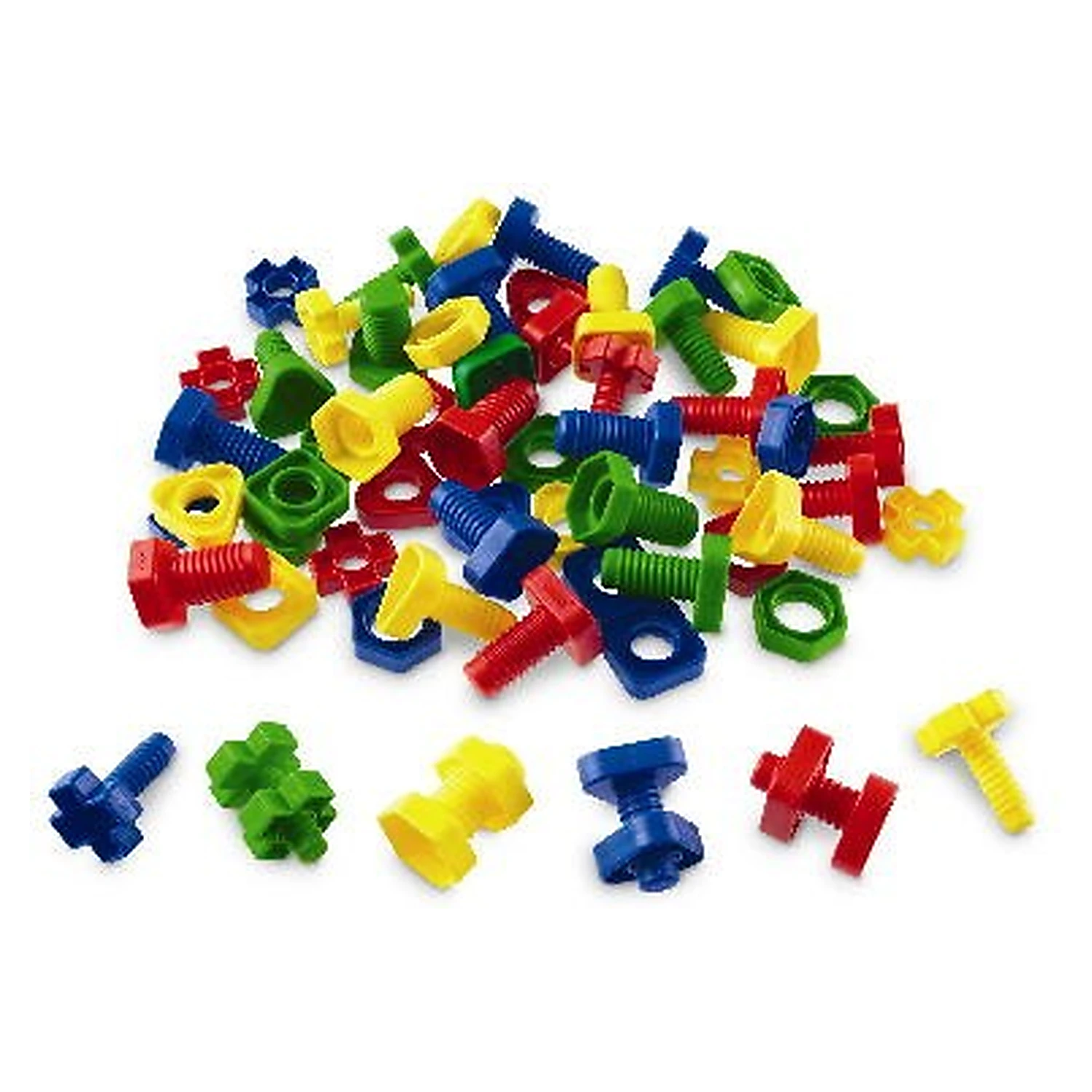 Jocuri de indemanare - Joc de indemanare Suruburi si Piulite si cutie de depozitare Miniland