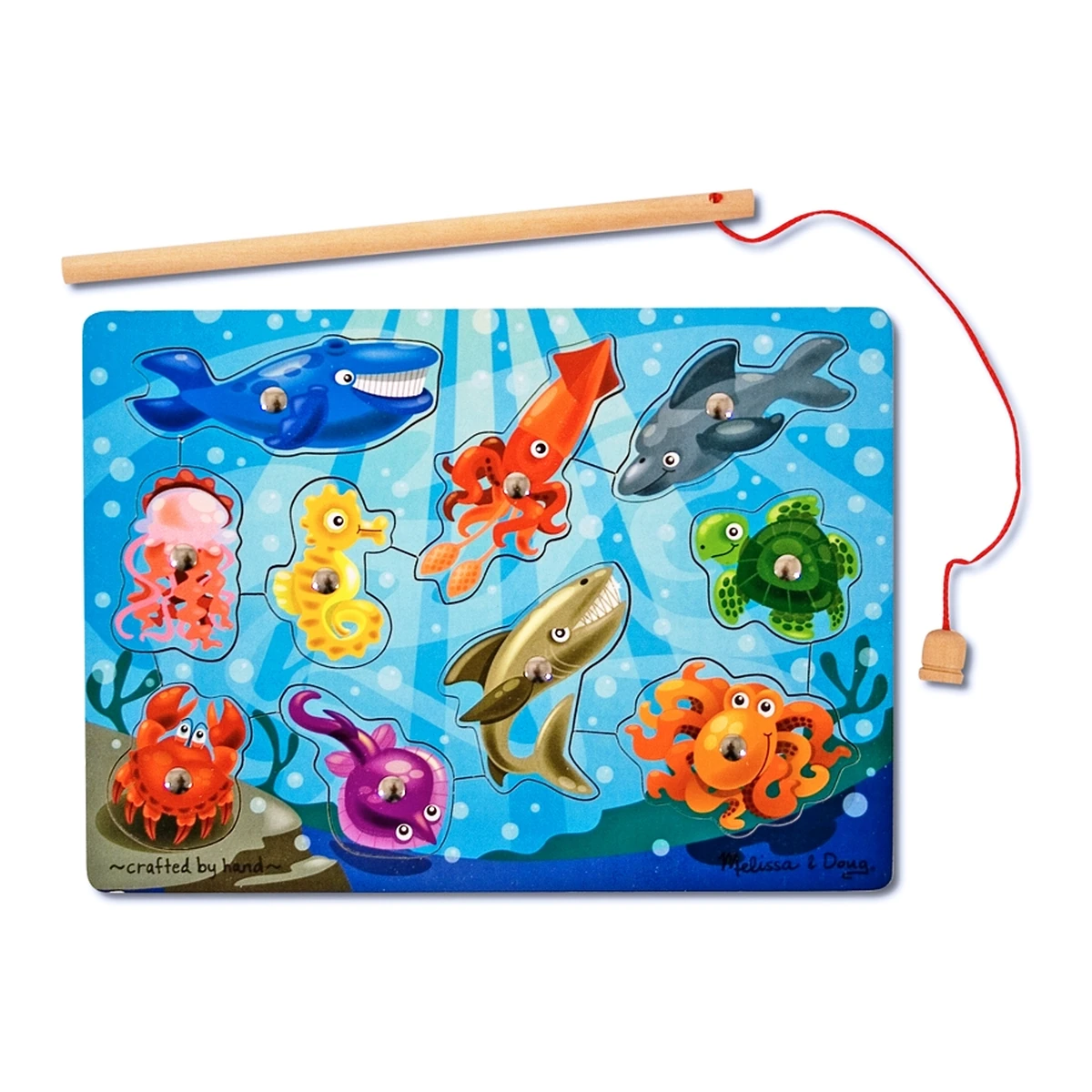 Jucarii - Joc de pescuit magnetic Animale marine Melissa and Doug