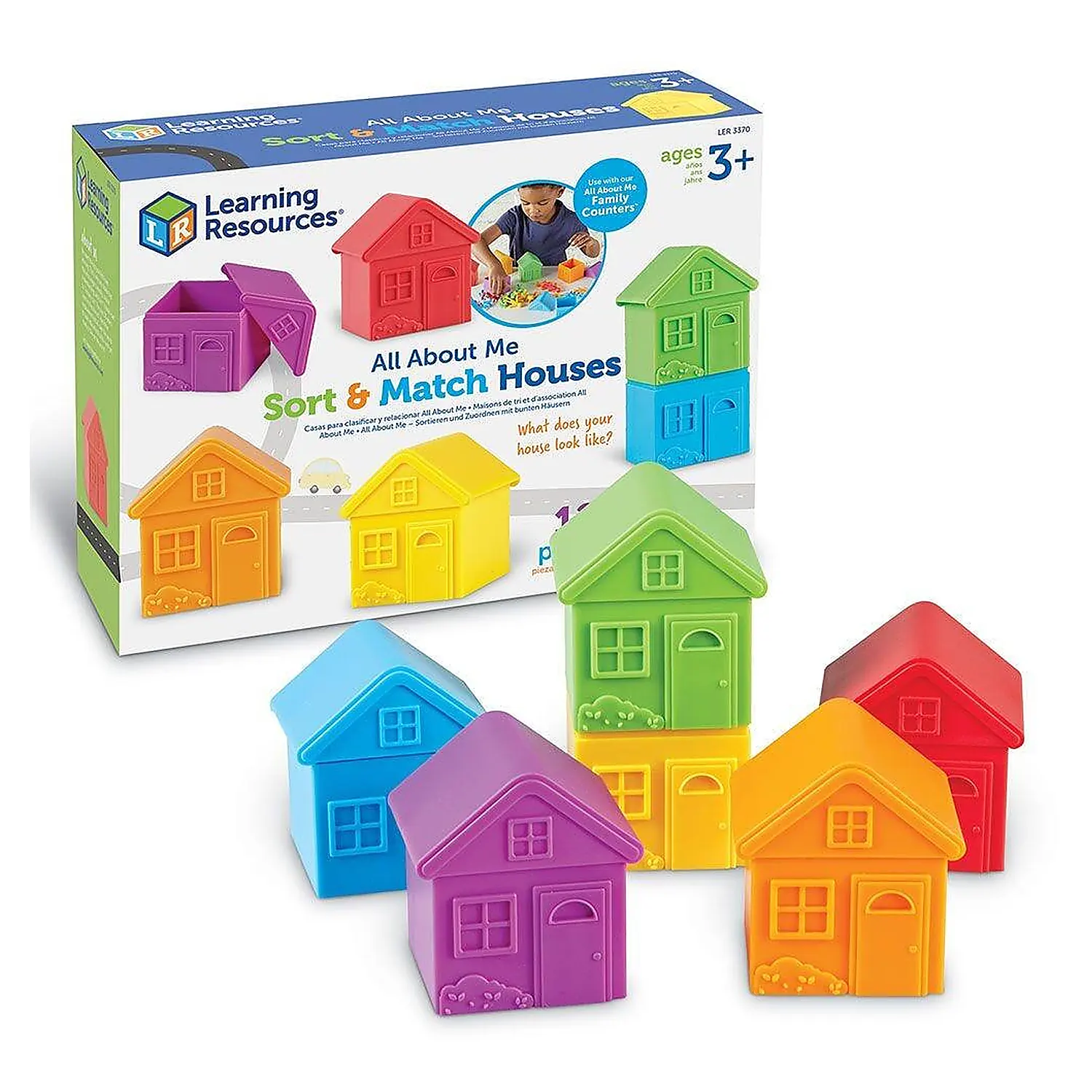 Jocuri de indemanare - Joc de sortare - Casute colorate