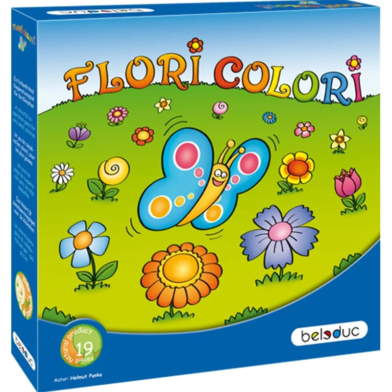 Jucarii din lemn - Joc Florile Colorate Beleduc