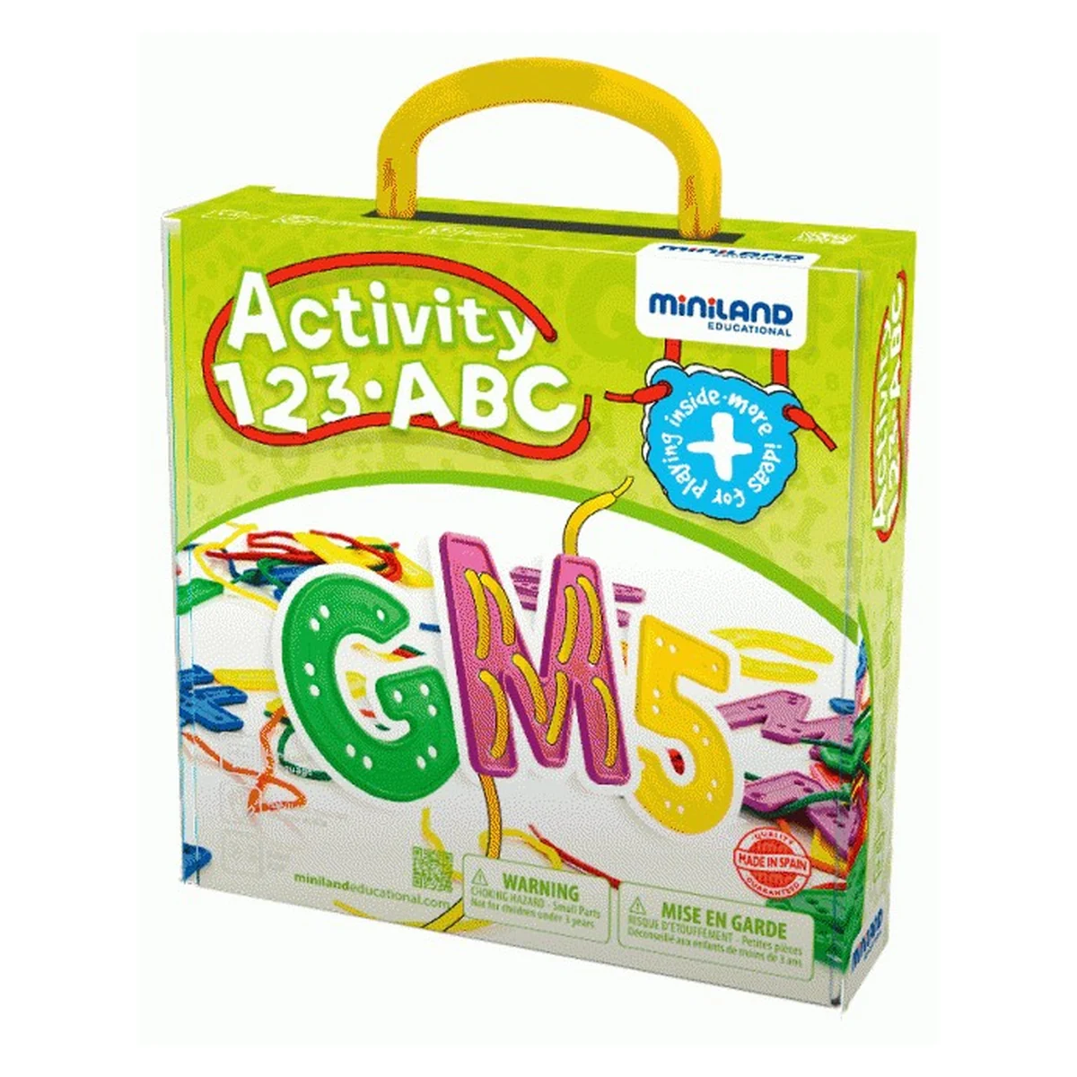 Jucarii - Joc Insireteaza litere si numere Miniland