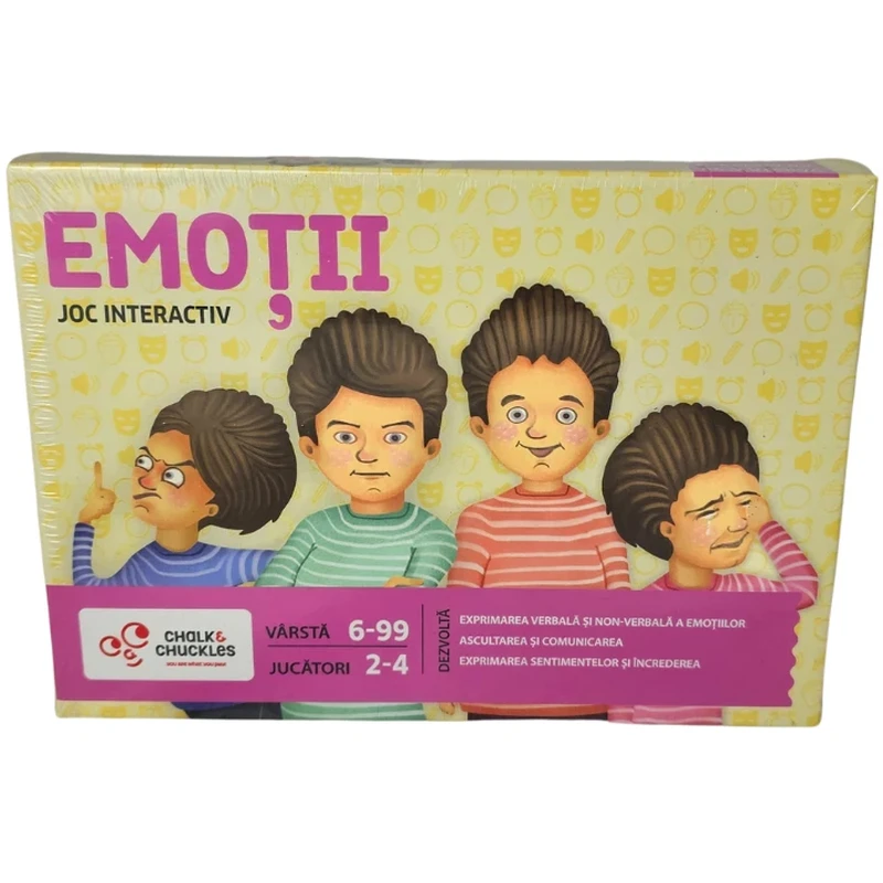 Jocuri de societate - Joc interactiv - Emotii