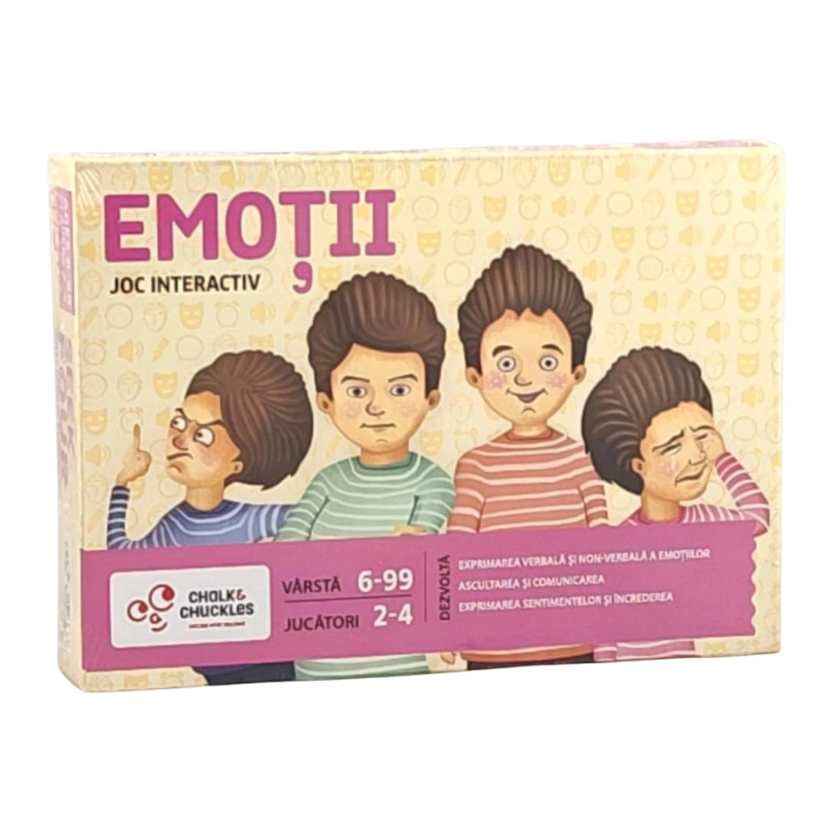 Jocuri de societate - Joc interactiv - Emotii