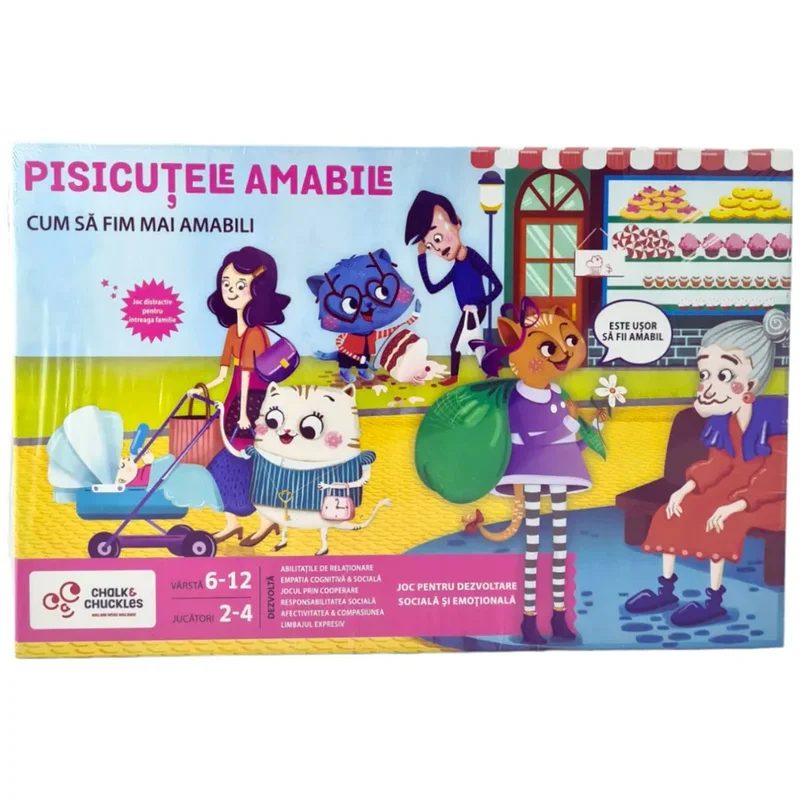 Jocuri de societate - Joc interactiv - Pisicutele amabile