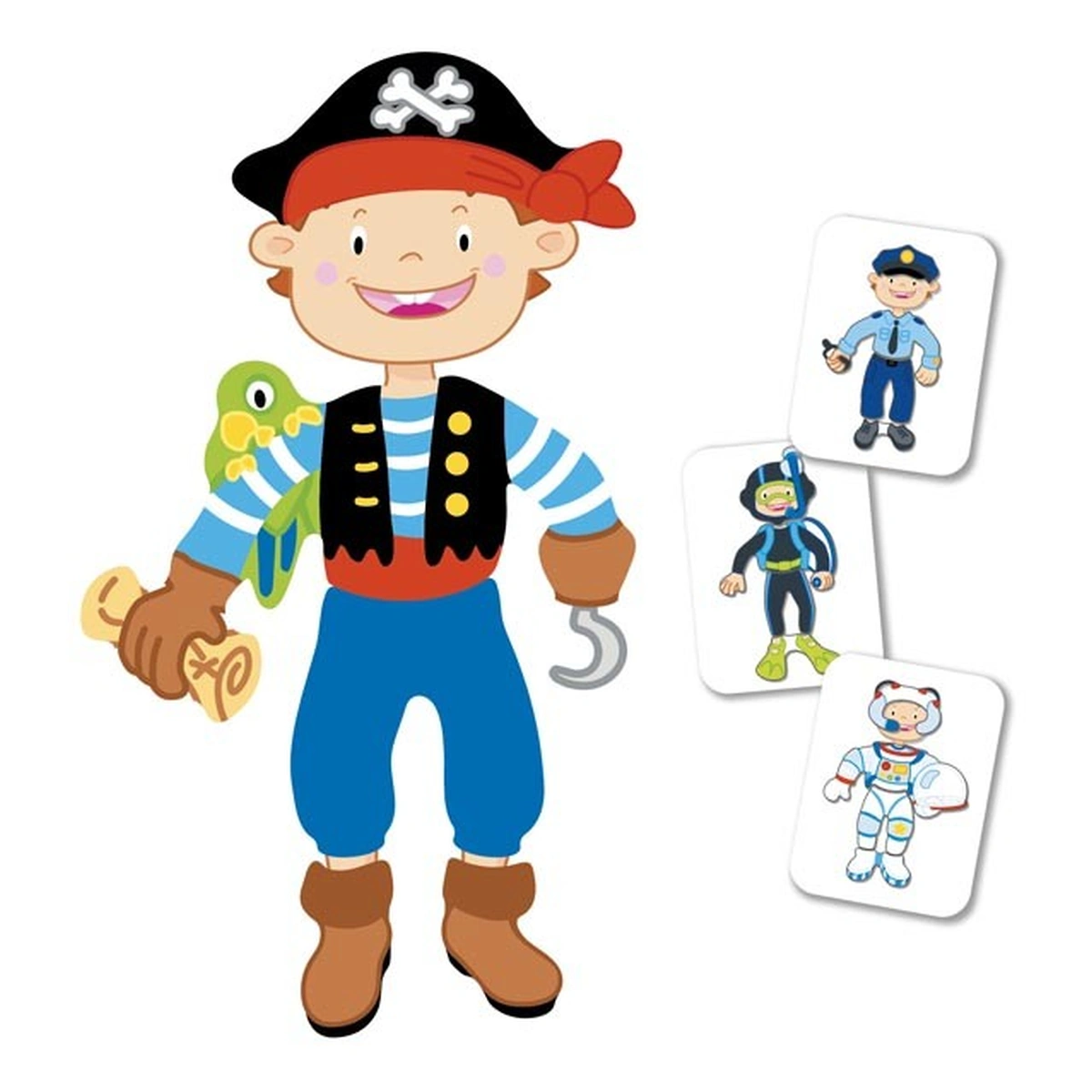 Jocuri de societate - Joc magnetic de imbracat Meserii