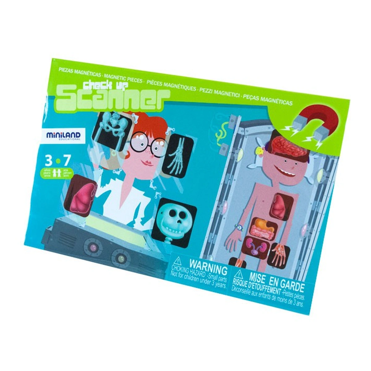 Jucarii educative - Joc magnetic Descopera corpul uman - Miniland