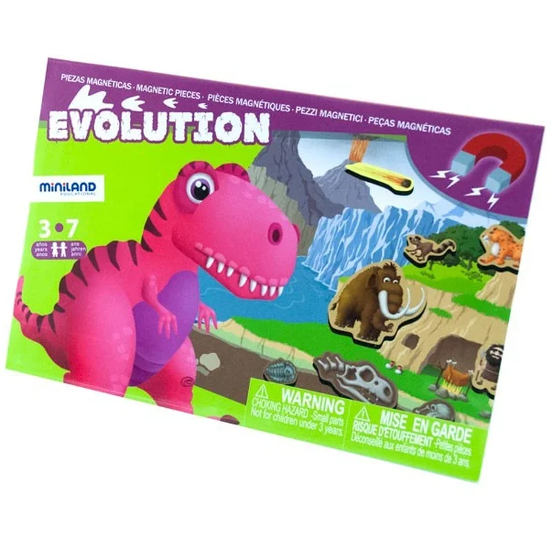 Jucarii educative - Joc magnetic Descopera Evolutia speciilor - Miniland