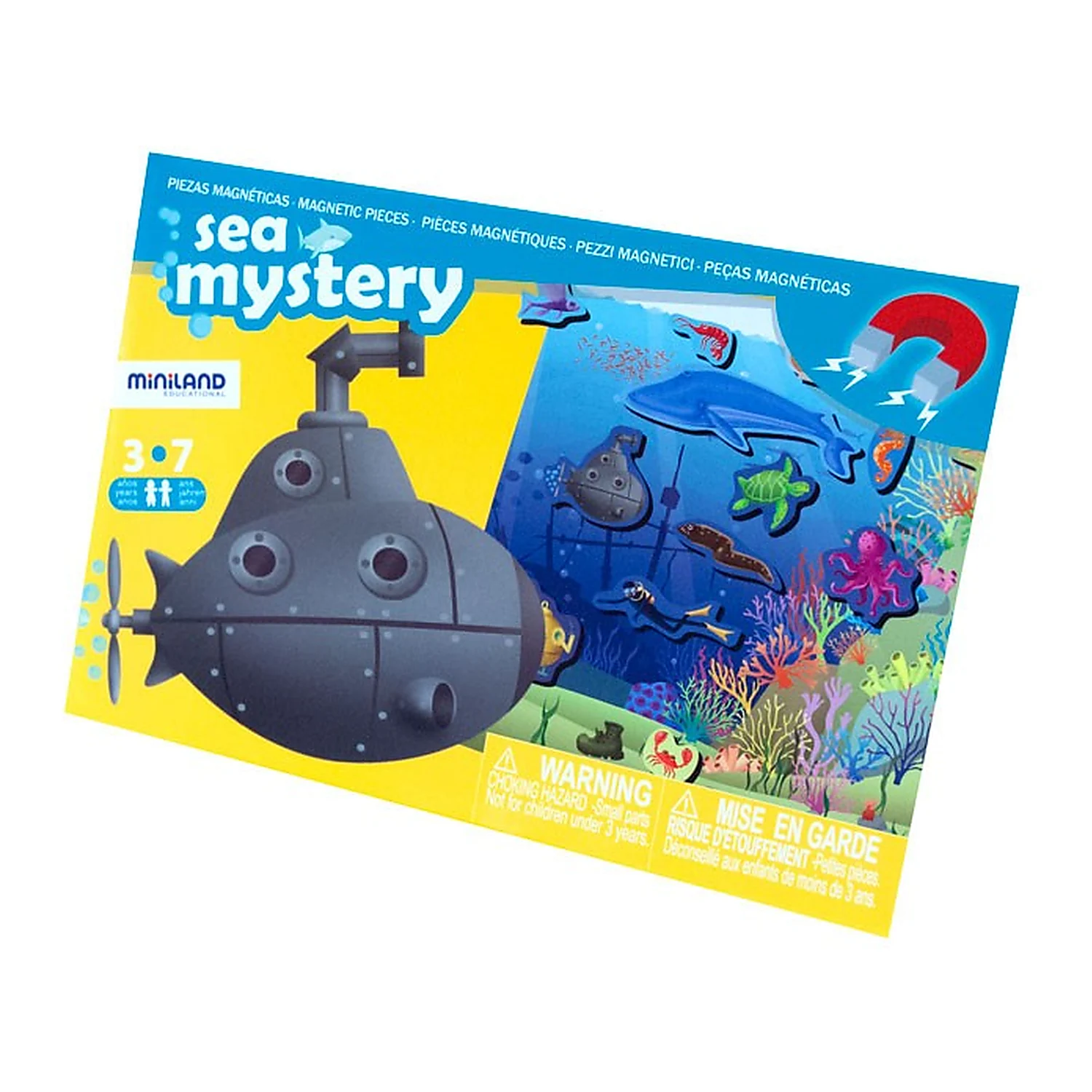 Joc magnetic Descopera misterele marii - Miniland [0]