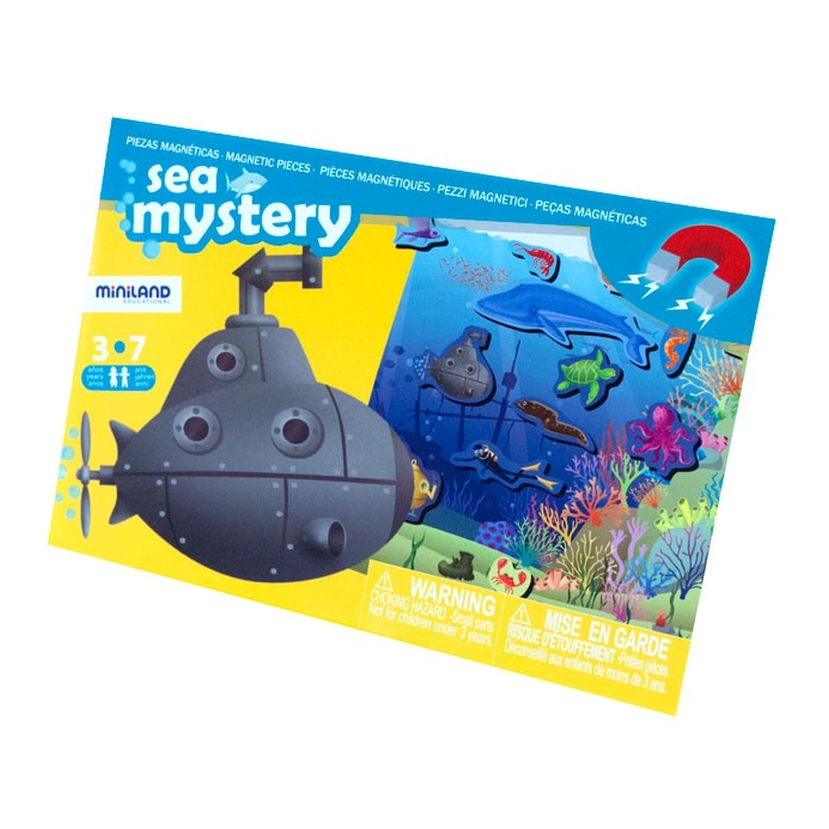 Jucarii educative - Joc magnetic Descopera misterele marii - Miniland