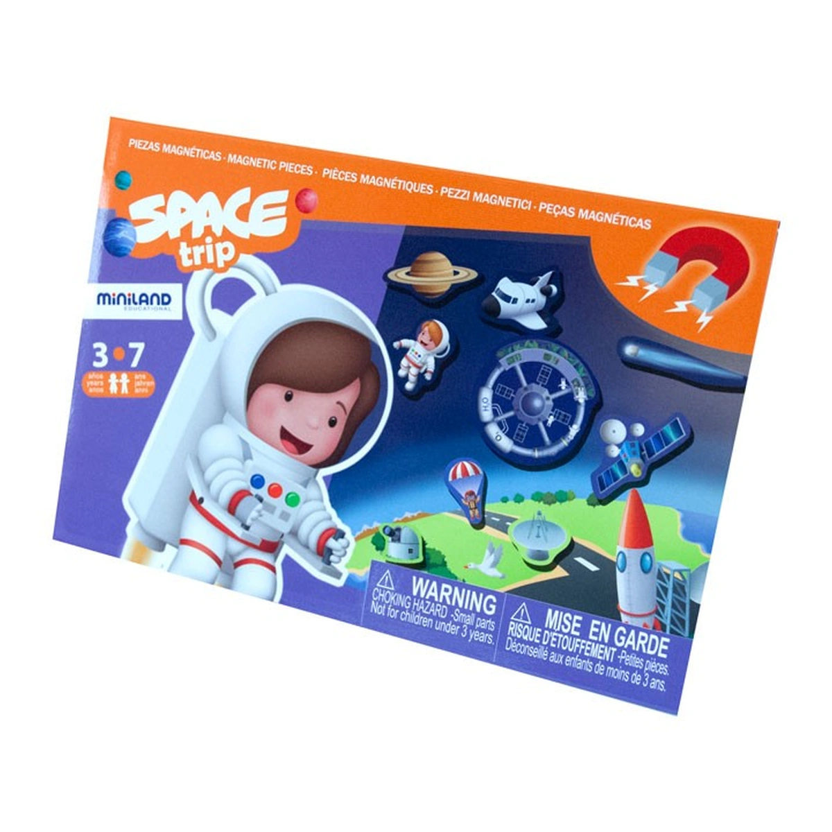 Jucarii educative - Joc magnetic Descopera spatiul - Miniland