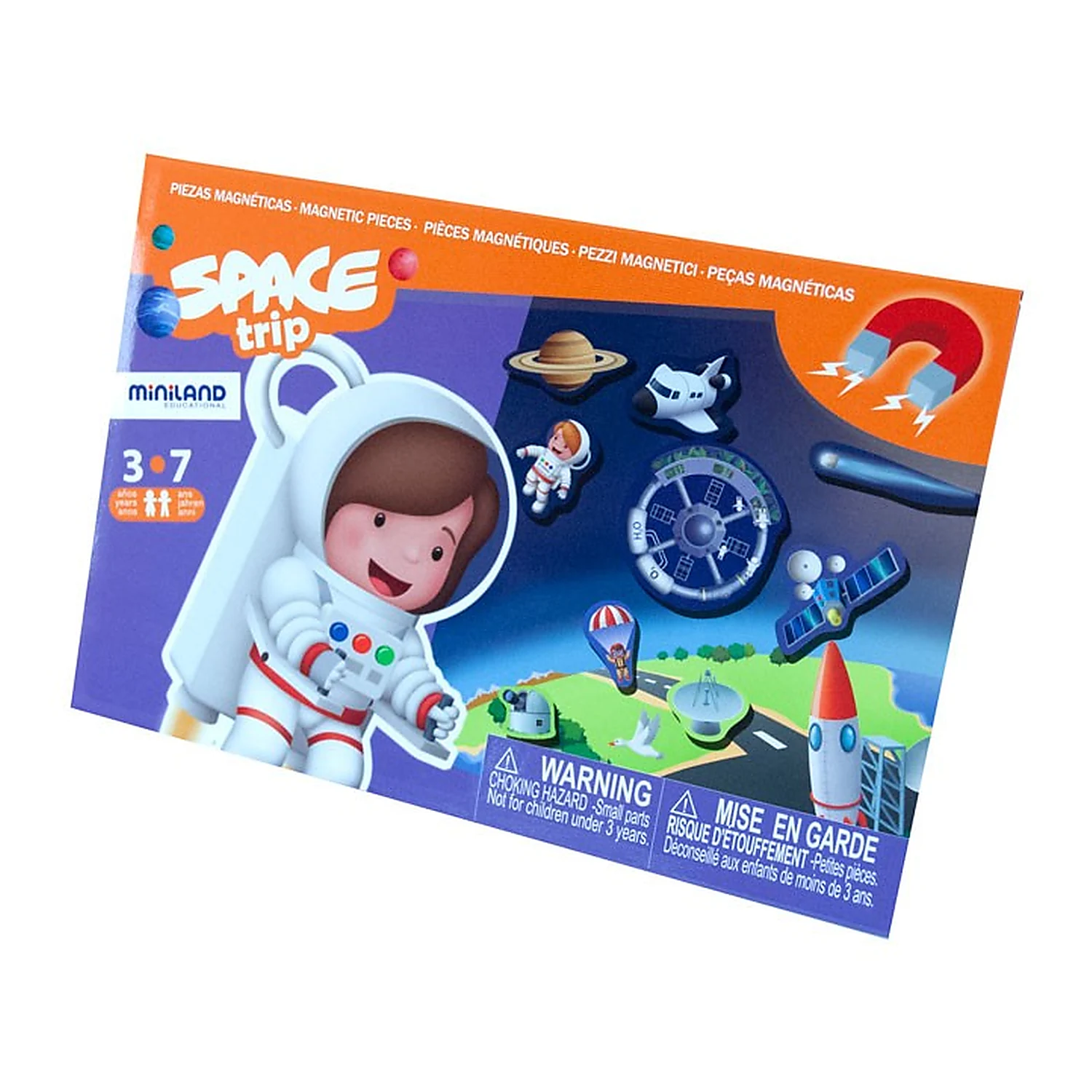 Jucarii educative - Joc magnetic Descopera spatiul - Miniland