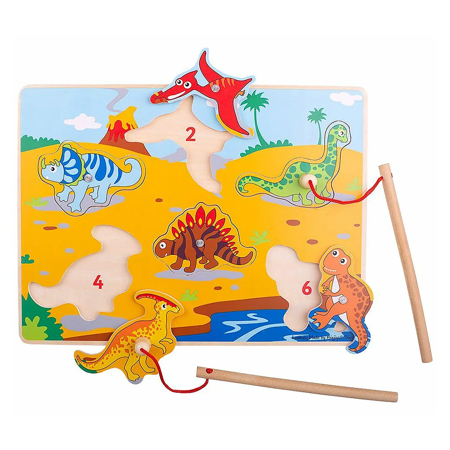 Jocuri de indemanare - Joc magnetic - Dinozaurii fiorosi