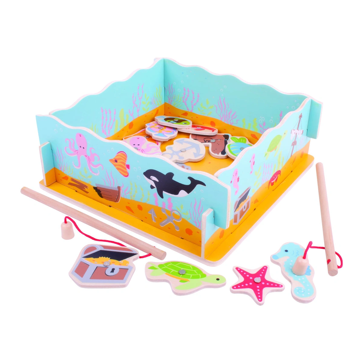 Jocuri de indemanare - Joc magnetic - Hai sa pescuim