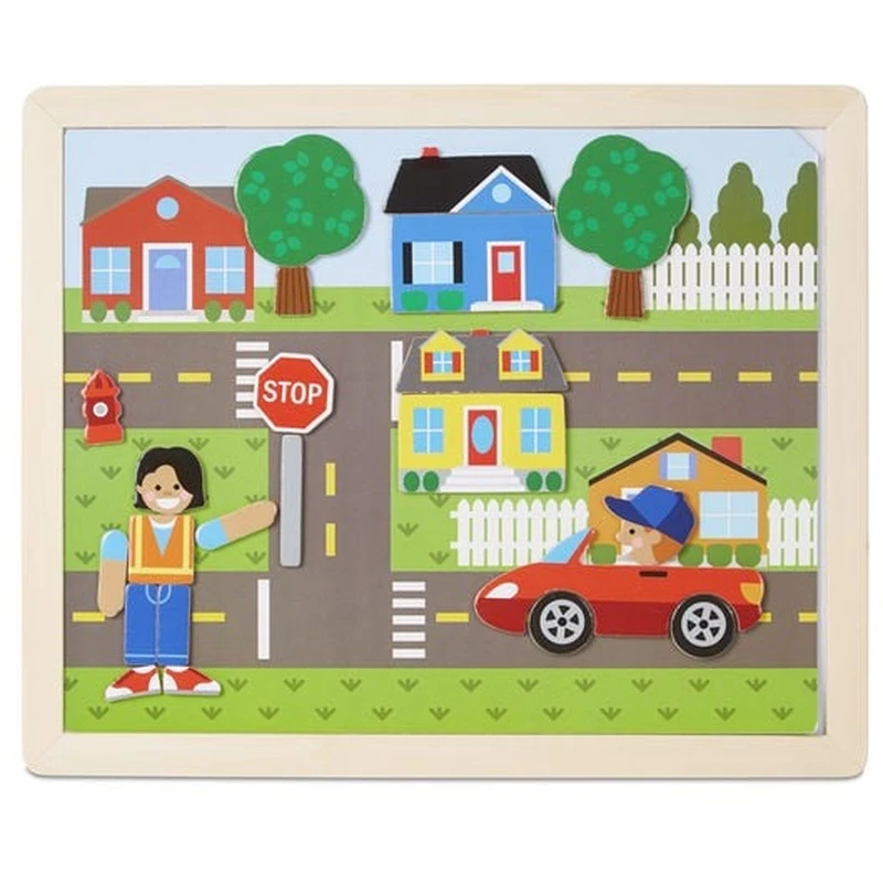 Jocuri de societate - Joc magnetic potriveste piesele Melissa & Doug