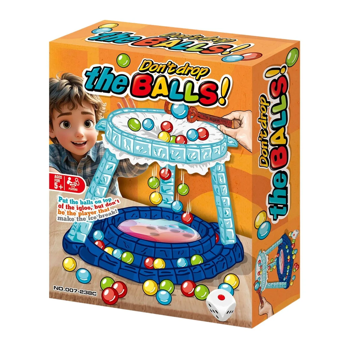 Jocuri de indemanare - Nu lasa bilutele sa cada - Joc dexteritate Bufnitel