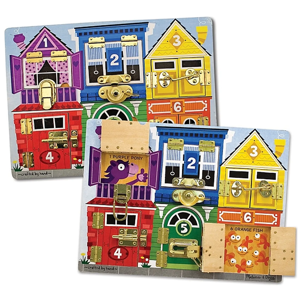 Jocuri de indemanare - Joc pentru dezvoltarea abilitatilor Incuie si descuie Melissa and Doug