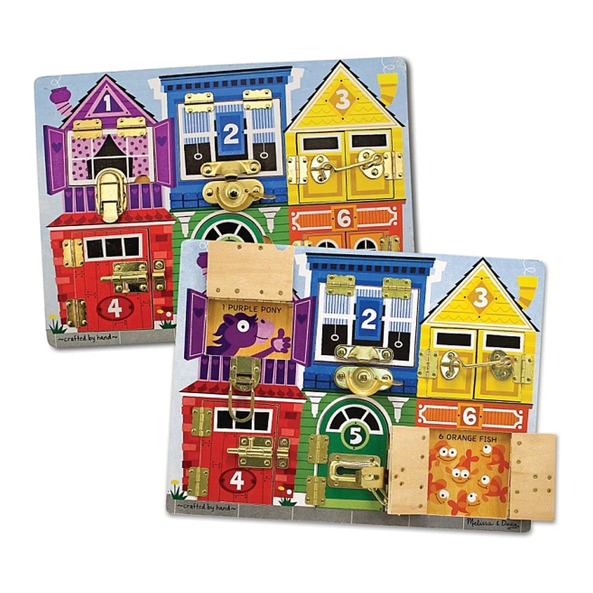 Jocuri de indemanare - Joc pentru dezvoltarea abilitatilor Incuie si descuie Melissa and Doug