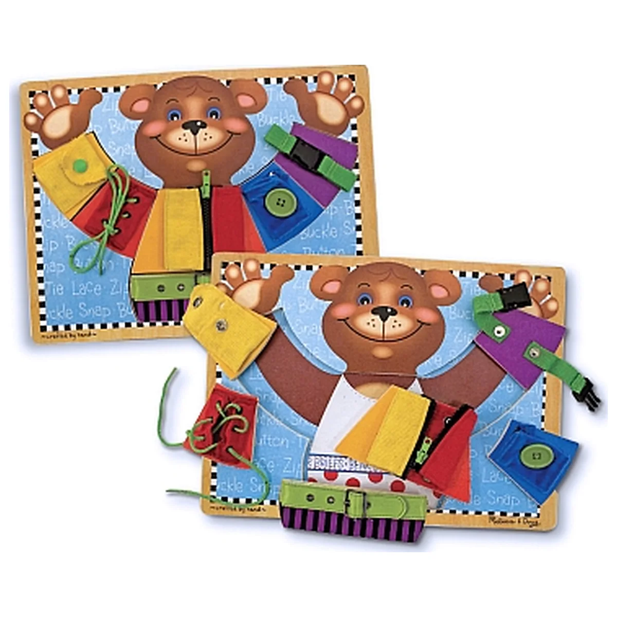 Jocuri de indemanare - Joc pentru dezvoltarea abilitatilor Invata sa te imbraci Melissa and Doug