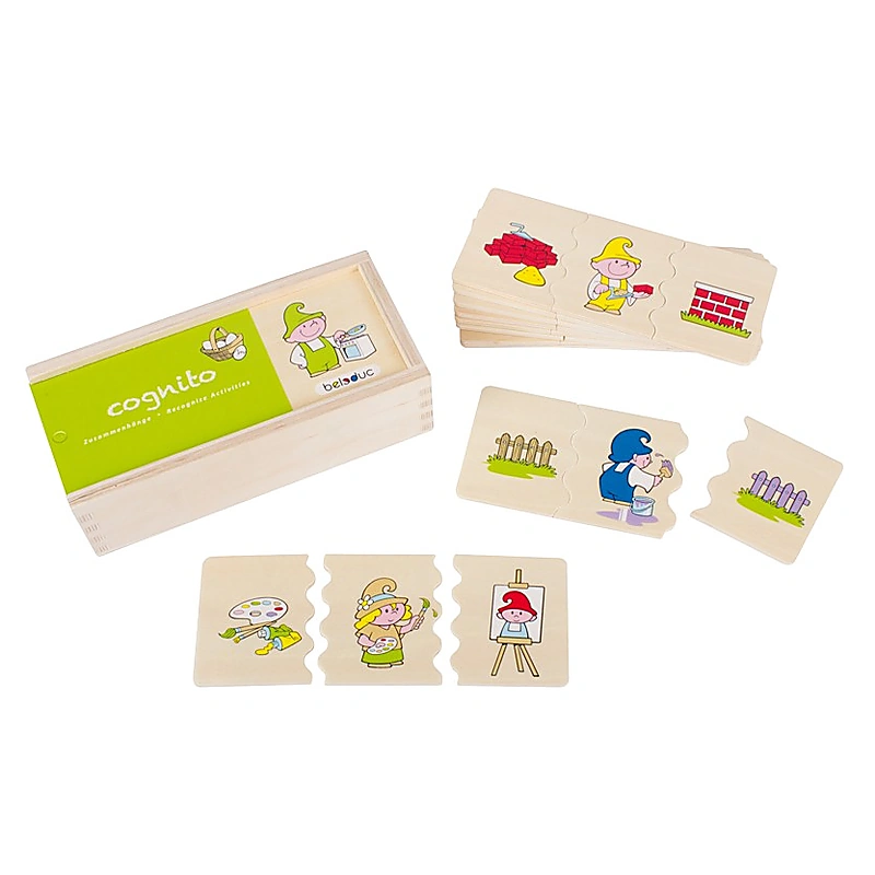 Puzzle-uri si incastre - Joc Puzzle Cognito Recunoaste Activitatea - Beleduc